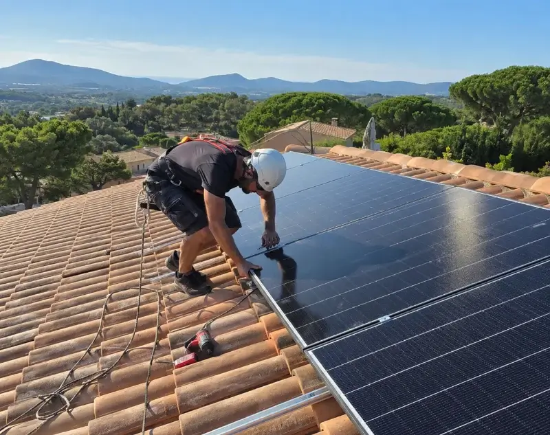 Installateur panneaux solaires Saint-Guilhem-le-Désert — pose photovoltaïque sur toiture