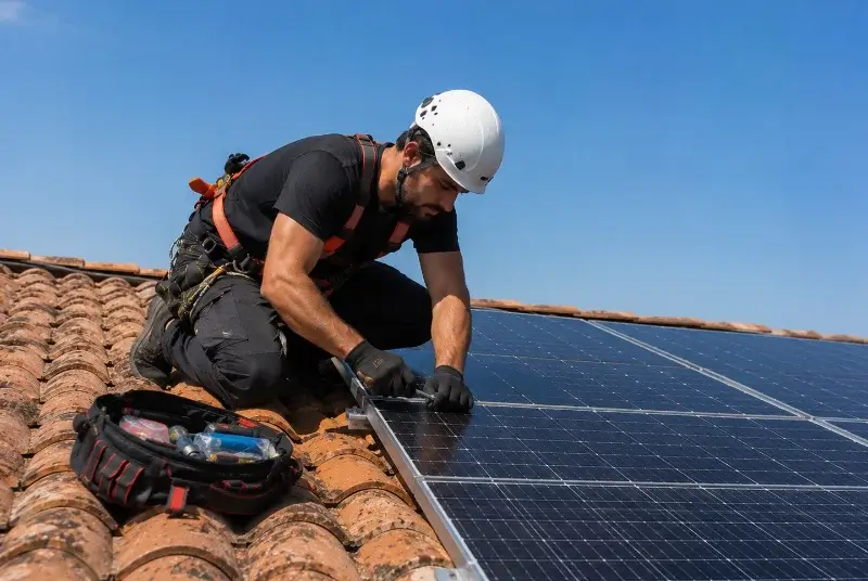 Maintenance et monitoring de panneaux solaires à Saint-Guilhem-le-Désert